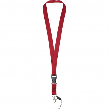 Logotrade werbemittel das Foto: Sagan Lanyard mit abnehmbarer Schnalle und Handyband