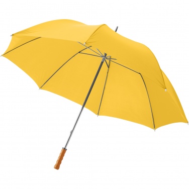Logotrade Geschäftsgeschenke das Foto: Karl 30" Golfschirm mit Holzgriff