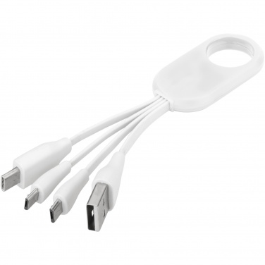 Logotrade werbemittel das Foto: Troup 4-in-1-Ladekabel mit Typ C Spitze