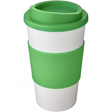Logotrade Werbeartikel das Foto: Americano® 350 ml Isolierbecher mit Schutzring
