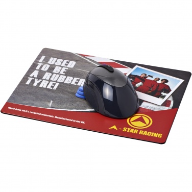Logotrade Werbeartikel das Foto: Brite-Mat® Mauspad mit Reifenmaterial