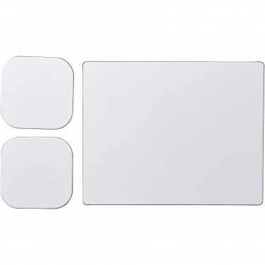 Logotrade werbemittel das Foto: Brite-Mat® Mousepad- und Untersetzer-Set 3