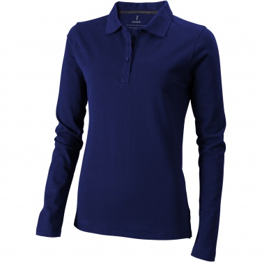 Logotrade Werbeartikel das Foto: Oakville Langarm Poloshirt für Damen