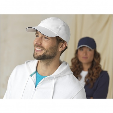 Logotrade Werbeartikel das Foto: Morion GRS recycelte Cool Fit Kappe mit sechs Segmenten