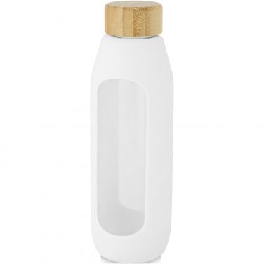 Logotrade Logogeschenke das Foto: Tidan 600 ml Flasche aus Borosilikatglas mit Silikongriff