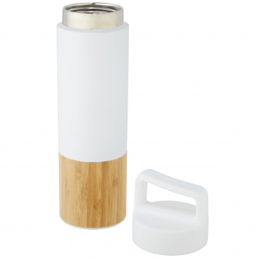 Logotrade Geschäftsgeschenke das Foto: Torne 540 ml Kupfer-Vakuum Isolierflasche mit Bambus Außenwand
