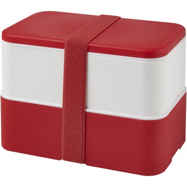 Logotrade Geschäftsgeschenke das Foto: MIYO Doppel-Lunchbox