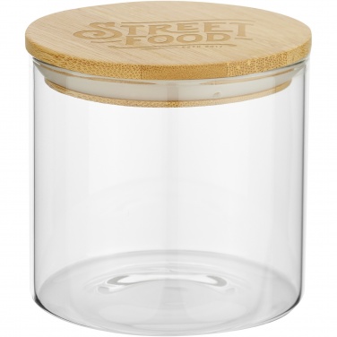 Logotrade Werbegeschenke das Foto: Boley 320 ml Glasbehälter für Lebensmittel