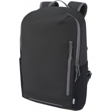 Logotrade Werbegeschenke das Foto: Aqua wasserabweisender 15" Laptop-Rucksack aus GRS Recyclingmaterial 21 L