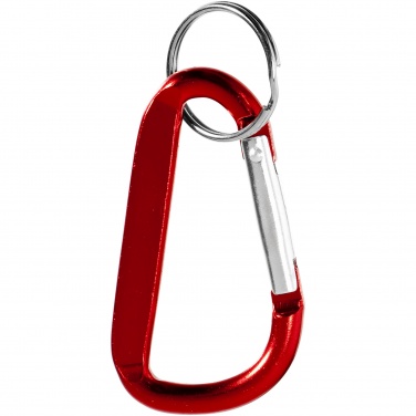 Logotrade Firmengeschenke das Foto: Timor RCS Karabiner Schlüsselanhänger aus recyceltem Aluminium 