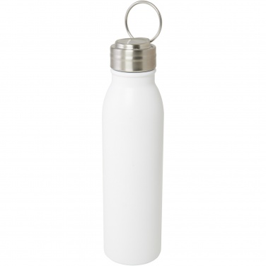 Logotrade werbemittel das Foto: Harper 700 ml RCS-zertifizierte Sportflasche aus Edelstahl mit Metallschlaufe