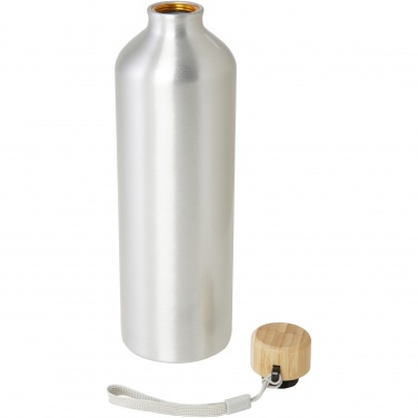 Logotrade Logogeschenke das Foto: Malpeza 1L RCS-zertifizierte Wasserflasche aus recyceltem Aluminium 
