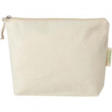 Logotrade Werbegeschenke das Foto: Orissa 180 g/m² Kosmetiktasche aus Bio-Baumwolle 1L