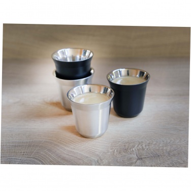 Logotrade Logogeschenke das Foto: Duo 80 ml RCS-zertifiziertes Espressotassen Set aus Edelstahl 