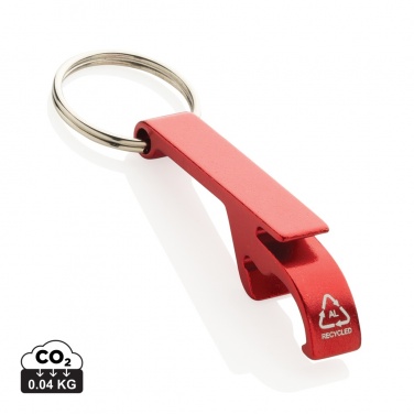 Logotrade Logogeschenke das Foto: Flaschen- und Dosenöffner aus RCS recyceltem Aluminium