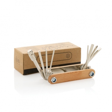 Logotrade Firmengeschenke das Foto: Sechskantwerkzeug aus Holz