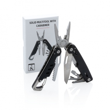 Logotrade Werbeartikel das Foto: Solid Multitool mit Karabiner