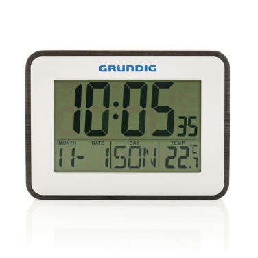Logotrade Logogeschenke das Foto: Grundig Thermometer, Wecker und Kalender