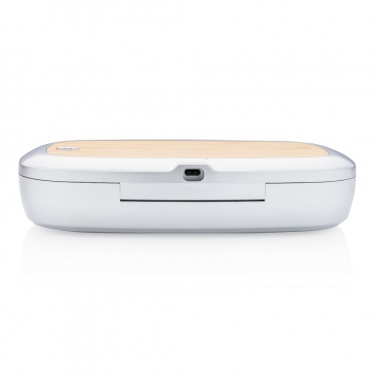 Logotrade werbemittel das Foto: Rena UV-C Sterilisations-Box mit 5W Wireless Charger