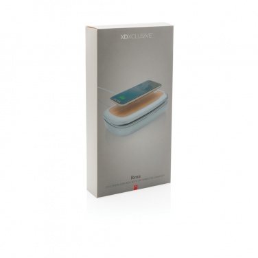 Logotrade Geschäftsgeschenke das Foto: Rena UV-C Sterilisations-Box mit 5W Wireless Charger
