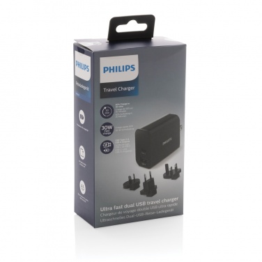 Logotrade Werbeartikel das Foto: Philips Ultra Fast PD Travel-Charger