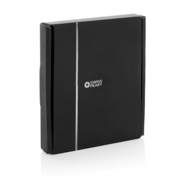 Logotrade Werbegeschenke das Foto: Swiss Peak 15W 3-in-1 magnetischer Wireles Charger aus rPU