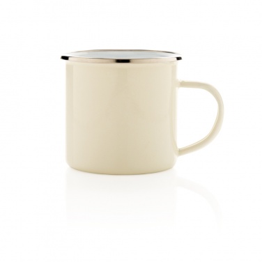 Logotrade Firmengeschenke das Foto: Vintage Emaille Becher