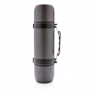 Logotrade Logogeschenke das Foto: Thermosflasche mit 2 Bechern