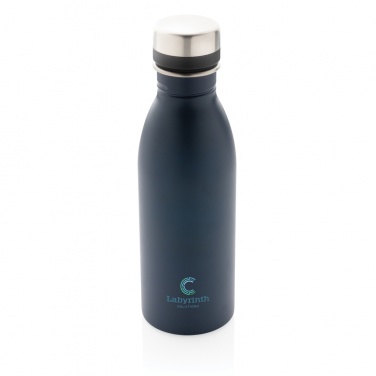 Logotrade Werbeartikel das Foto: Deluxe Wasserflasche aus RCS recyceltem Stainless-Steel