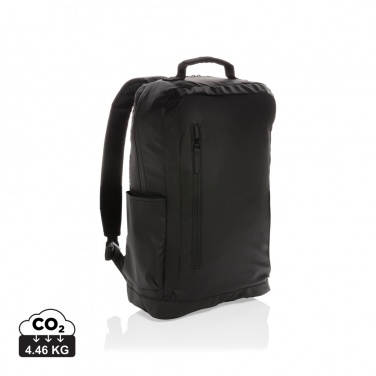 Logotrade Firmengeschenke das Foto: Fashion schwarzer 15.6" Laptop-Rucksack, PVC-frei
