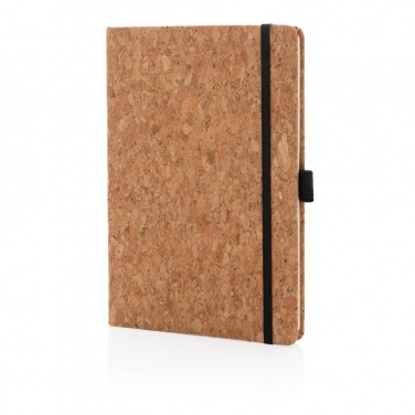Logotrade Werbegeschenke das Foto: Kork Hardcover Notizbuch A5