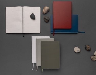 Logotrade Werbeartikel das Foto: A5 Impact Steinpaper Hardcover Notizbuch