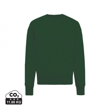 Logotrade Werbegeschenke das Foto: Iqoniq Kruger Relax-Rundhals-Sweater aus recycelt. Baumwolle