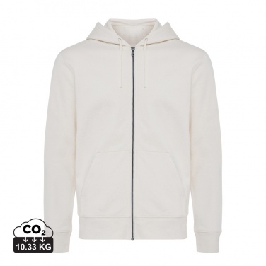 Logotrade werbemittel das Foto: Iqoniq Abisko Zip-Kapuzenpullover aus recycelter Baumwolle