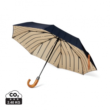 Logotrade Firmengeschenke das Foto: VINGA Bosler AWARE™ 21" faltbarer Schirm aus recyceltem PET