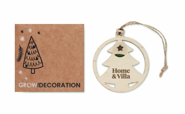 Logotrade werbemittel das Foto: Weihnachtsschmuck Tanne
