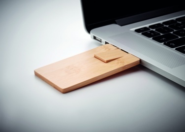 Logotrade Werbeartikel das Foto: 16GB USB Stick Bambus