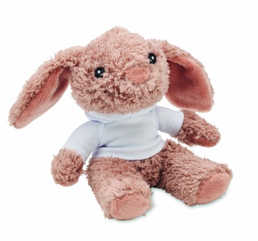 Logotrade Geschäftsgeschenke das Foto: Plüsch-Hase mit Hoody