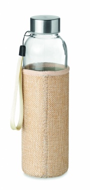 Logotrade Logogeschenke das Foto: Trinkflasche Glas 500ml