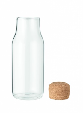 Logotrade Werbegeschenke das Foto: Flasche Borosilikatglas 600ml