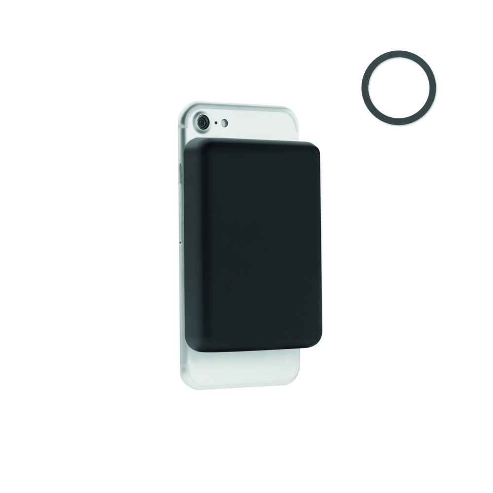 Logotrade Geschäftsgeschenke das Foto: Powerbank mit Ladestation 15W, 5000 mAh