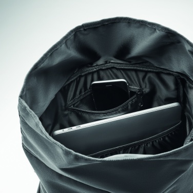 Logotrade werbemittel das Foto: Rolltop-Rucksack 600D RPET
