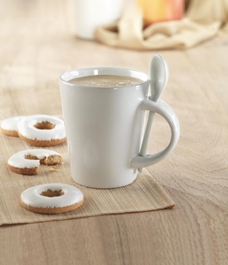 Logotrade Werbeartikel das Foto: Tasse mit Löffel Sublimation