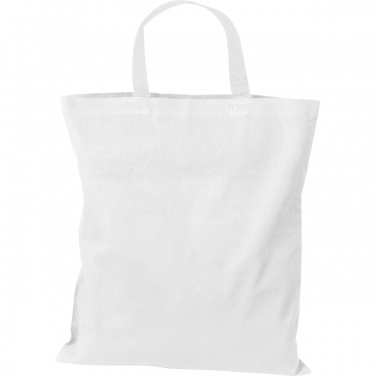 Logotrade Geschäftsgeschenke das Foto: Baumwolltasche mit kurzen Henkeln BREGENZ