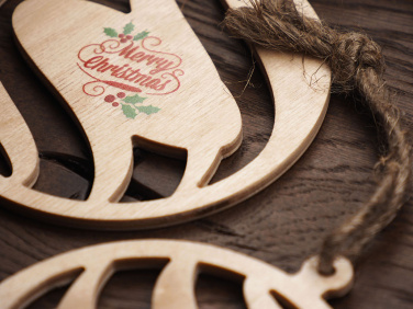 Logotrade Firmengeschenke das Foto: Weihnachtsdekoration aus Holz 1856121