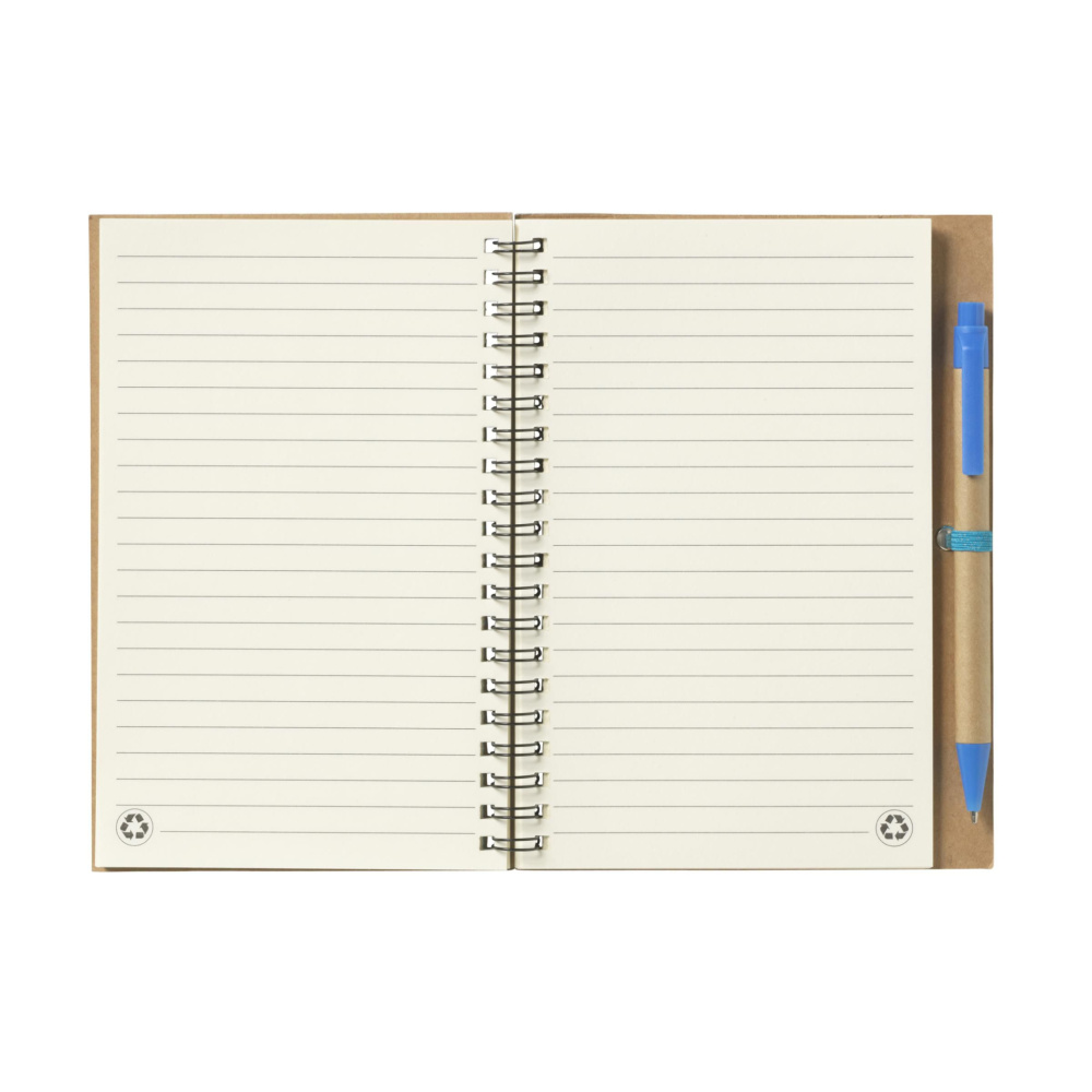 Logotrade werbemittel das Foto: Recycle Note-L Papiernotizbuch