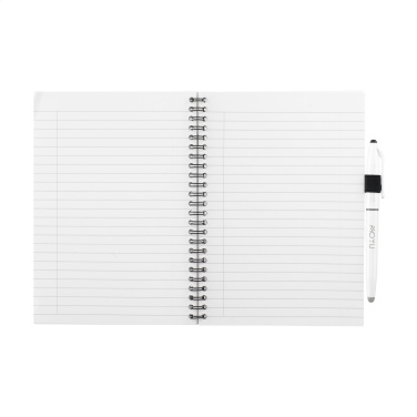 Logotrade Werbegeschenke das Foto: MOYU Löschbares Notizbuch aus Steinpapier mit individuellem Softcover