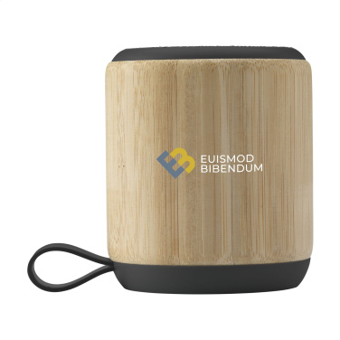 Logotrade werbemittel das Foto: Kabelloser Timor Bamboo-Lautsprecher