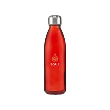 Logotrade Logogeschenke das Foto: Topflask Glas 650 ml Trinkflasche