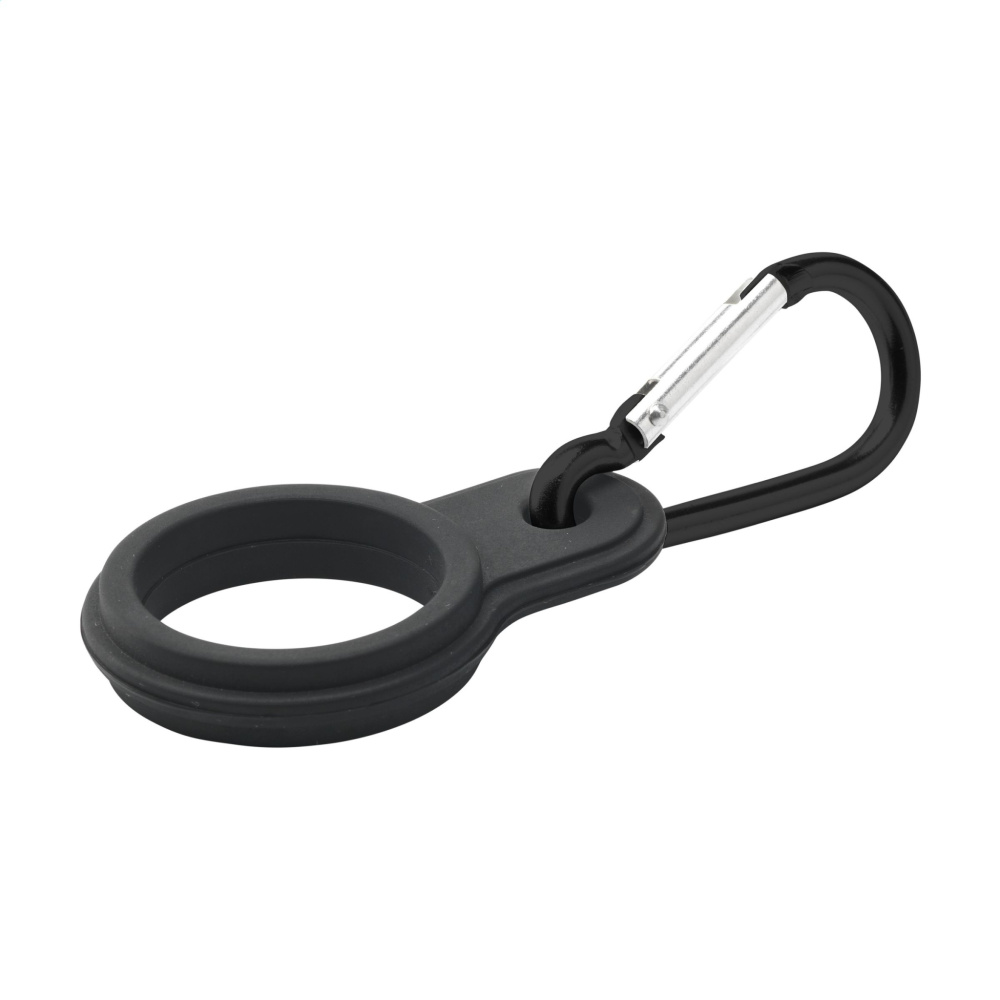 Logotrade Werbegeschenke das Foto: Bottle Carabiner Trageschlaufe für Trinkflasche